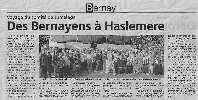 Report of Bernay visit to Haslemere